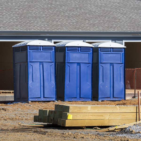 are there different sizes of porta potties available for rent in Talmage